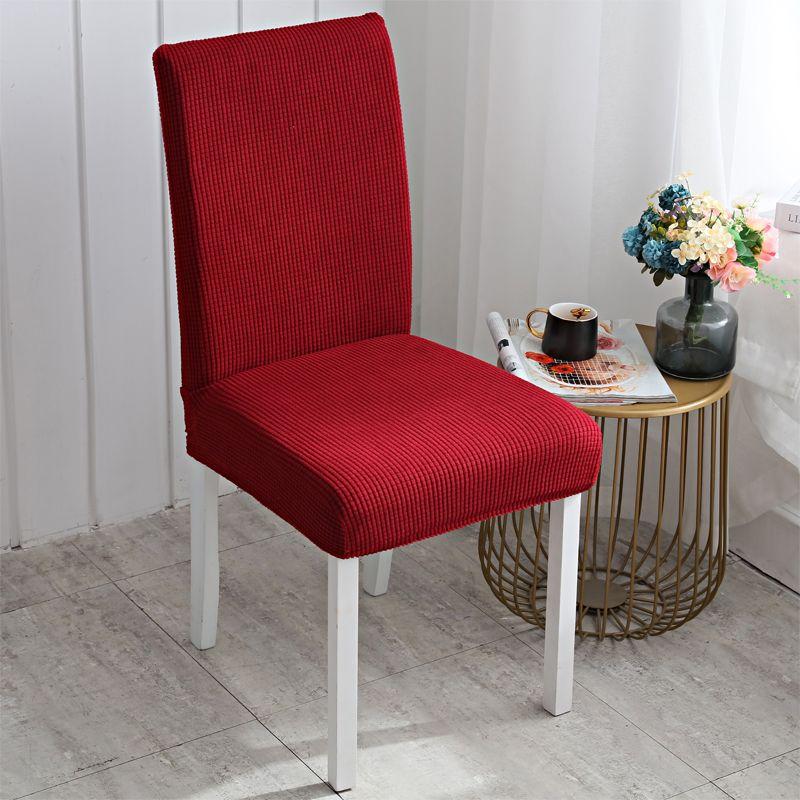 Elastic Thickened Dining Chair Cover Household Simple Stool Cover Dining Table Chair Cover Chair Back Chair Cover