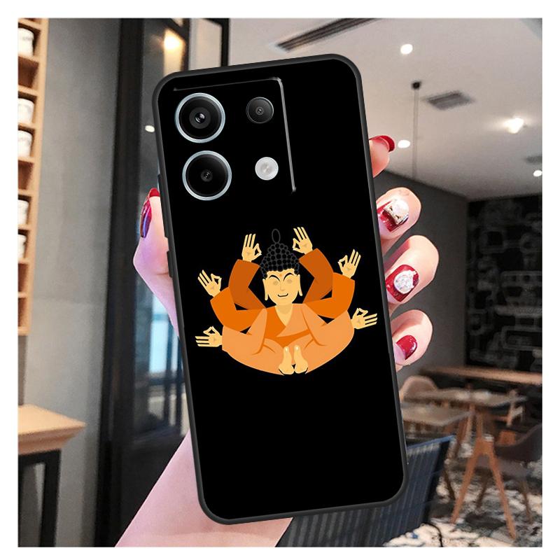 

Cute Buddha Monk Zen Buddhism Case For Xiaomi Redmi Note 13 Pro 12 11 9 10 12S 11S 10S 9S Redmi 13 12 10C 12C 13C Cover Redmi Note 12 4G