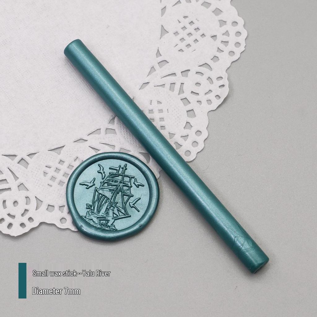 Bețișoare de Ceară de Sigiliu Mat Perlat, 125 Culori, 10x0.7cm, Compatibile cu Pistoale de Ceară, Culori Mixabile