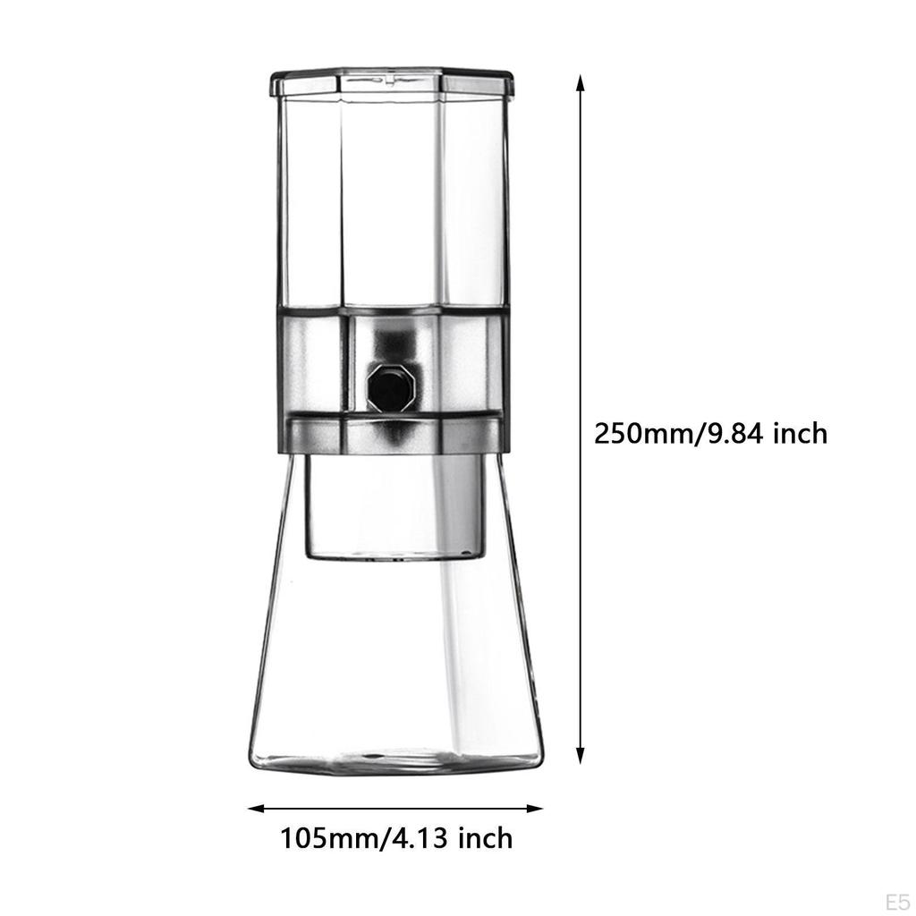 Cold Brew Coffee Maker Easy To Clean Compact Glass Pot Machine Portable Carafe