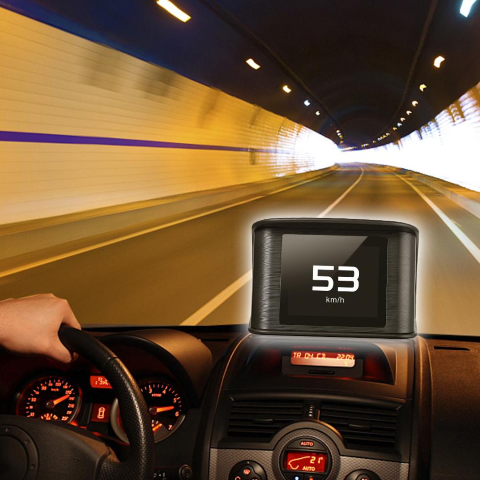 Buy P10 2.6Inch Hud OBD2 Computer Car Speed Projector Digital ...