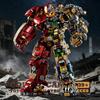 Iron Heroes Bricks Mecha Armor Toys Mech Robot MOC Building Bricks Creative Mechanical Warrior Action Figures Model Friend Gift