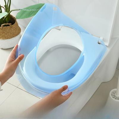 Kunststoff-Toilettensitz Haushalts-Wasserdichte Trennsitzbezug Verdickte Badezimmer-Toilettendeckel Hocker-Kissenpolster Toilettensitz