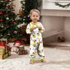 Parent-child Christmas Print Home Suit Long-sleeved Top And Pants