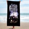 1pc P-Pierce The Veil Haunted Abandoned Band Beach Towel Microfiber Quick Dark Bath Towel For Pool Beach Travel Rock Fans Gift