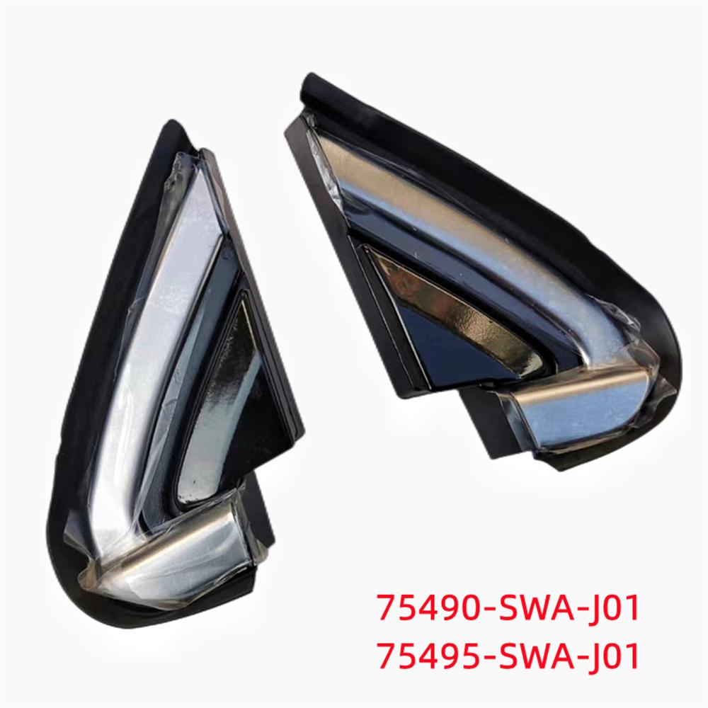 

For 2007-2011 Honda CR-V Left & Right Side Mirror Corner Triangle Pillar Trims