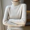 Women's Slim Fit Cashmere Blend High Neck Sweater - Autumn Winter 2024 Collection