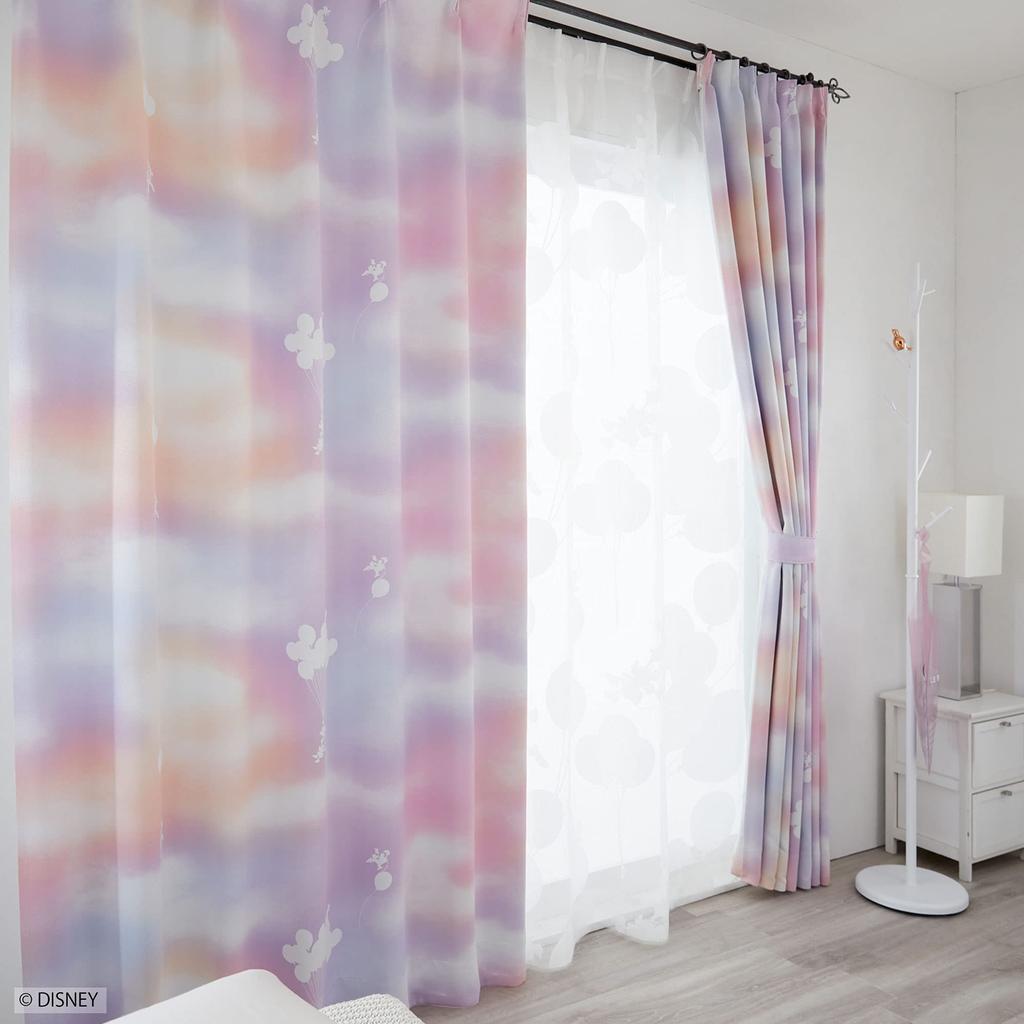 Suminoe Disney Mickey Mellow Curtain 1 100 X 200 Product Drape, Panel, Cm, Number 323-75581