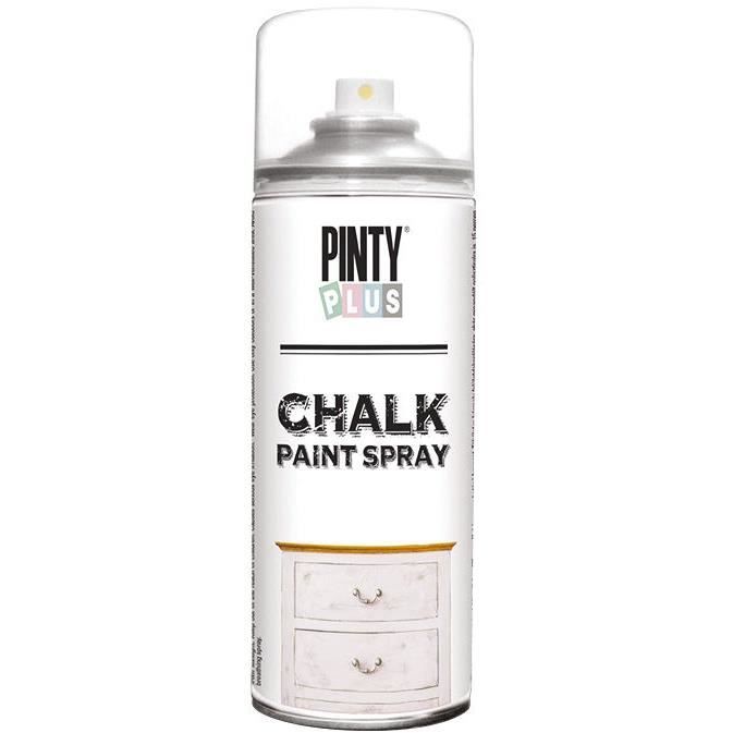 Peinture en spray - PINTY PLUS - Blanc cassé - 400 mL - Séchage rapide - Multi-surface