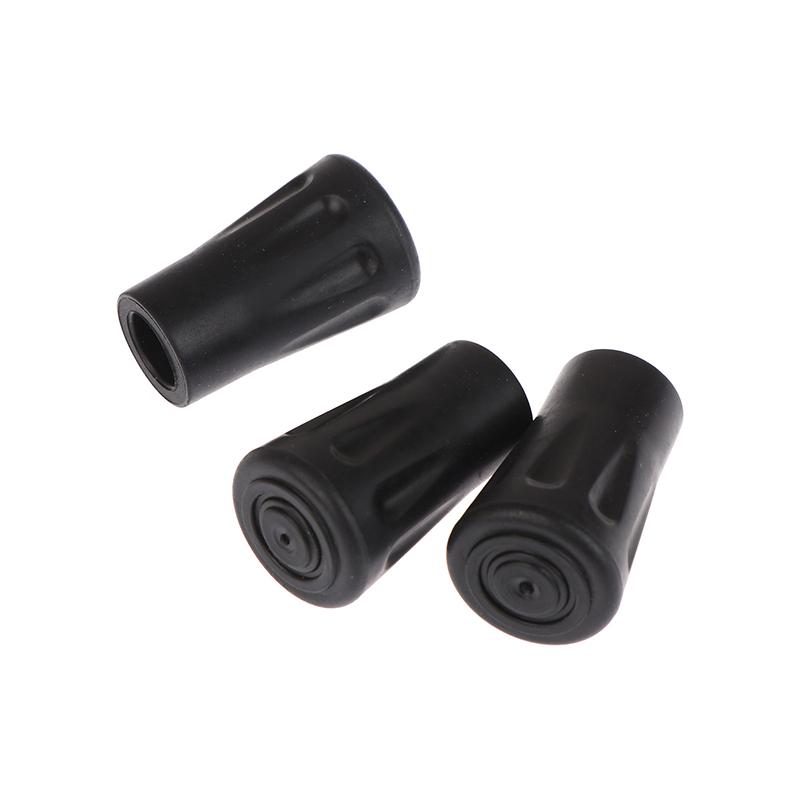6 Pieces Anti-Slip Hiking Poles, Protective Cap, Walking Stick Tip Bottom Pads Climbing Protective Covers Plastic Foot Covers