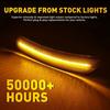 2PCS Amber LED Side Marker Signal Light For - Toyota GR86 Subaru BRZ EXV