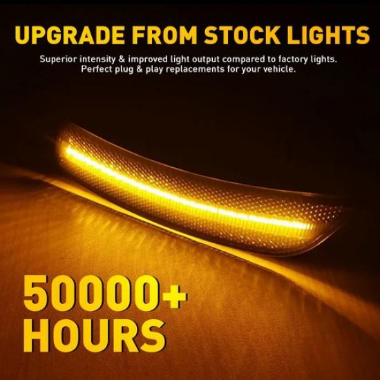 2PCS Amber LED Side Marker Signal Light For - Toyota GR86 Subaru BRZ EXV