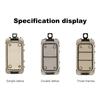 6Pcs Magnetic Fishing Hook Outdoor Fishing Gear Accessories Box Waterproof Fishing Accessories Box Lures Hooks Baits Storage Box