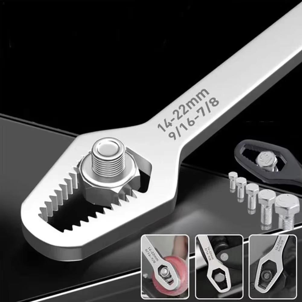 Universal Torx Wrench 3-17mm Thickness Self Tightening Adjustable Wrench Board Double Head Torx Spanner Hand Tools