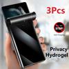Film hidrogel anti-spion pentru confidențialitate 3 buc pe Xiaomi Redmi Note 13 12 11 10 Pro 9 8 Plus 5G rezistent la apă pe Redmi 10C 10 9A 9C 11S