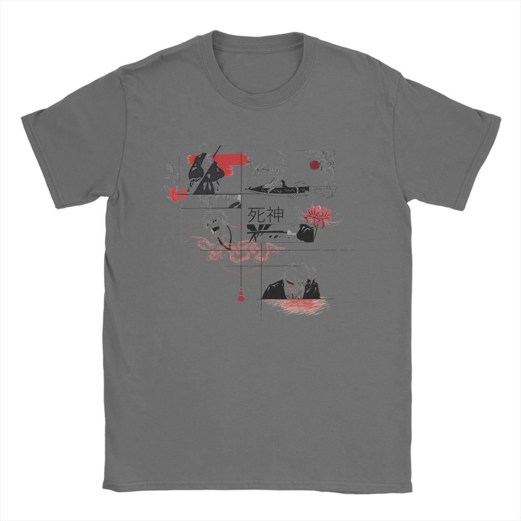 Bleach T-Shirt Sommer Klassische T-Shirts 100% Baumwolle Mode T-Shirt Für Herren Kurzarm Benutzerdefinierte DIY Kleidung