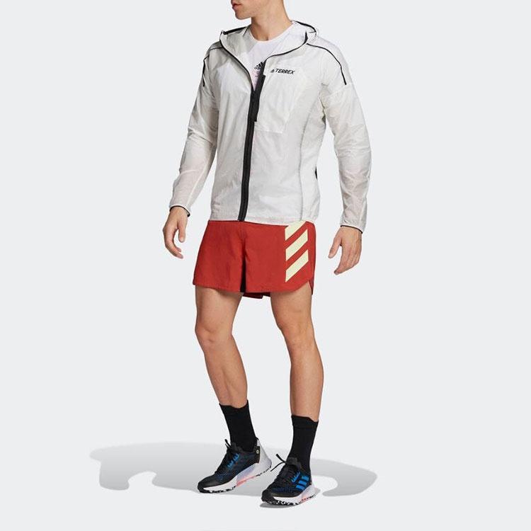adidas Terrex Agravic Wind Jacket 'White Black' Men's HA7538