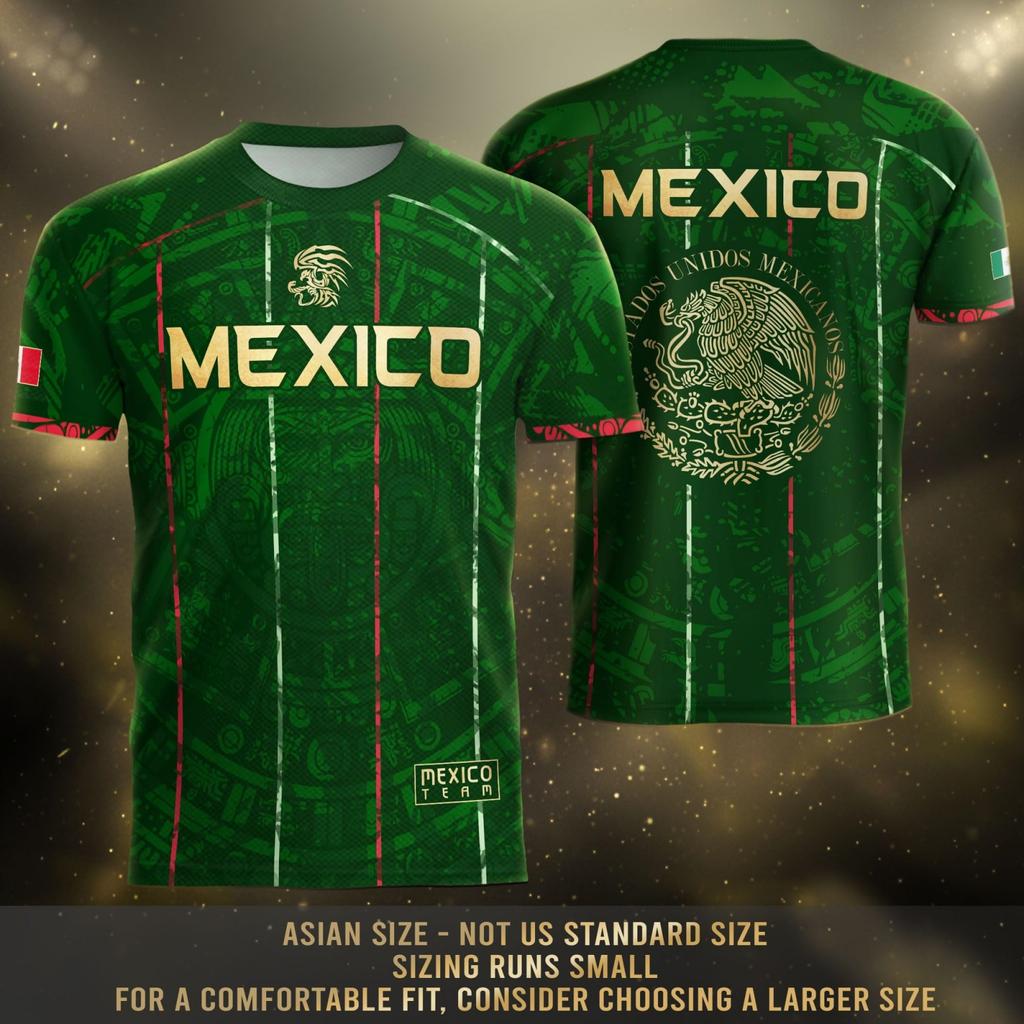 Mexico Soccer Fan Jersey Short Sleeve Breathable Lightweight Sports Shirt for Men and Women Suitable for Outdoor Activities and Game Day Apparel