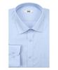 DAKS SHIRTS Easy Care Poly Blend Solid Shirt Regular Fit Blue_Dla2Shdl411B1