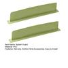 2 Piezas Protector Antisalpicaduras para Fregadero con Ventosa Antideslizante Protector contra Salpicaduras de Agua Reutilizable Tabla Protectora Antisalpicaduras para el Borde de la Encimera del Fregadero de la Cocina