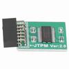 TPM 2.0 Module Strong Encryption 14 Pin LPC Interface TPM Module Board for Win11 Green