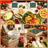 20pcs Disposable Napkins with Snowflake Pattern Print for Wedding,Parties,and Daily Use for Thanksgiving Fall Christmas Table Decoration