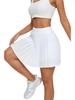 Pleated Low Waist Anti-Exposure Running & Fitness Tennis Skirt with Pockets
