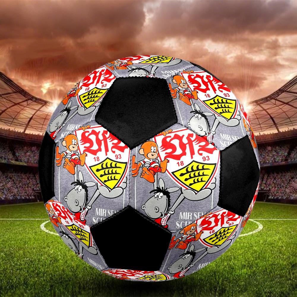 Sportverein Darmstadt Indoor Soccer Ball Colorful Machine Stitched PVC Size 5 Team Training Competition Ready Durable High-Bounce Cool Sports Gift