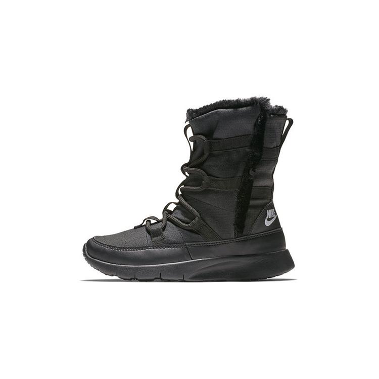 Nye Nike Venture Sklisikre Demping Varm Høy Ankel Barneløpesko Svart Barn i Alderen 3-7 År AQ9494-001