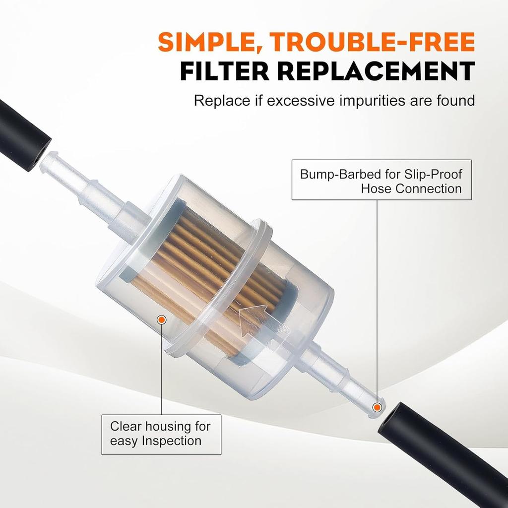 HIPA 24 050 13-S Fuel Filter Or Kohler 24 050 02 CH20S CH25S, CH670S CH730S CH750S LH640S LH685S LH690S LH750S LH755S, SV720S To SV740S Engine 15