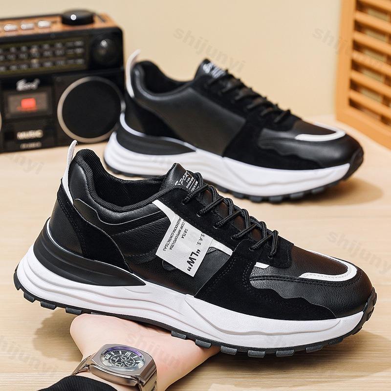 Spring New Man's Chunky Sneakers Comfortable Soft Lightweight Hard-wearing Casual Sports Shoes Trendy Versatile Vulcanized Shoes