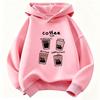 Jungen Mädchen Mode Kaffee Katze Grafik Hoodie Kinder Katze Kinder Sweatshirt Kapuzenpullover Freizeit Kapuzenpullover