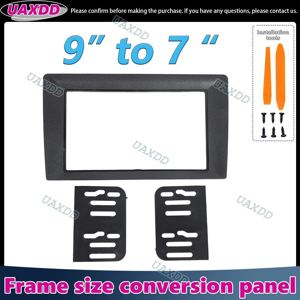 Frame size conversion panel 9 10 INCH TO 10.1 9 7 INCH Android Kit Center fascia video radio adapter player multimedia dashboard For9in to7 in FRAME