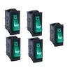 4/5pcs Rocker Switch Lighted KCD3 Rocker Switch On Off 3 Pin 2 Position Boat Rocker Switches 125V 250V AC SPST