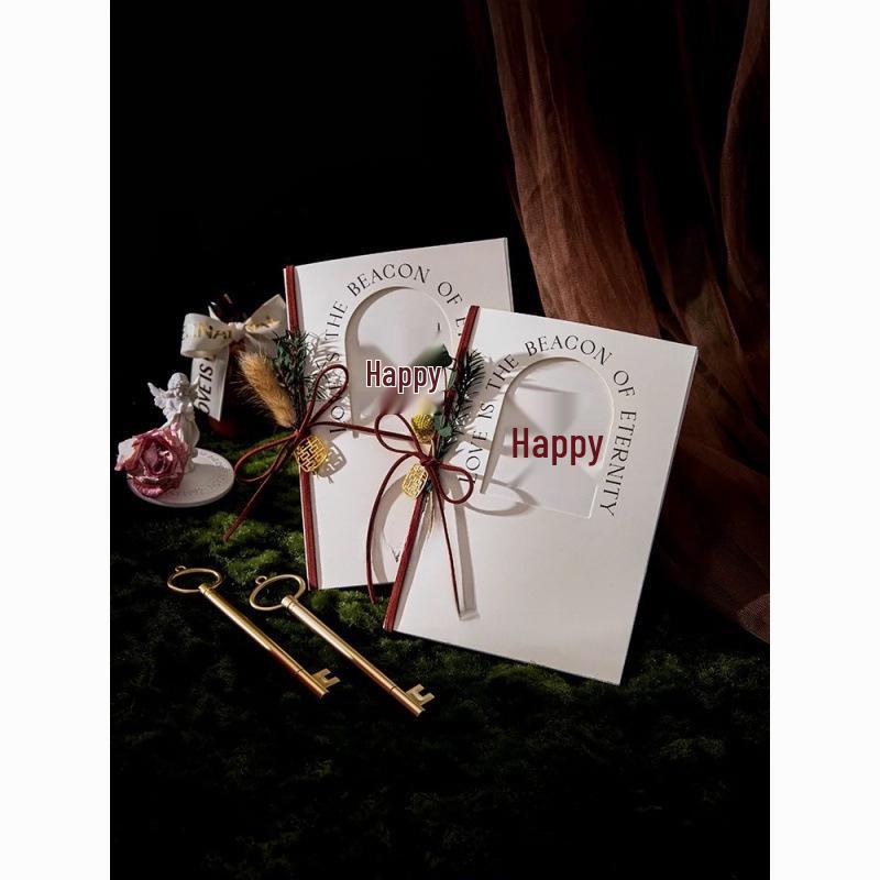 Elegant Bride and Groom Vow Cards – Creative Handwritten Wedding Speech Set