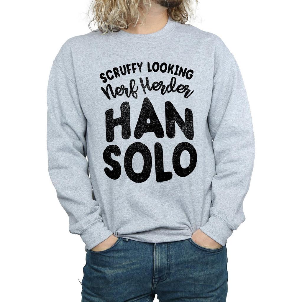 Star Wars Mens Han Solo Legends Tribute Sweatshirt