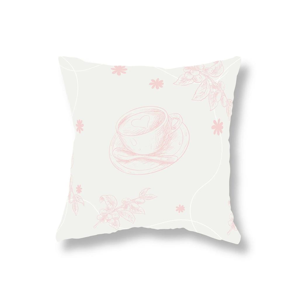 Simple Home Decor Plant Flower Pillowcase Sofa Decoration Room Bedside Office Game Chair Cushion Cover