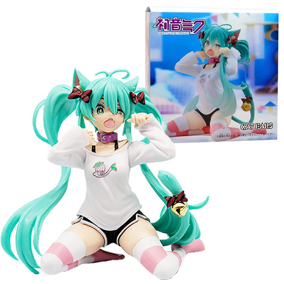 12Cm Desktop Cute Hatsune Miku Girls Toy Anime Gift Figure Toy Anime Game Pvc Action Figure Collectible Model Doll
