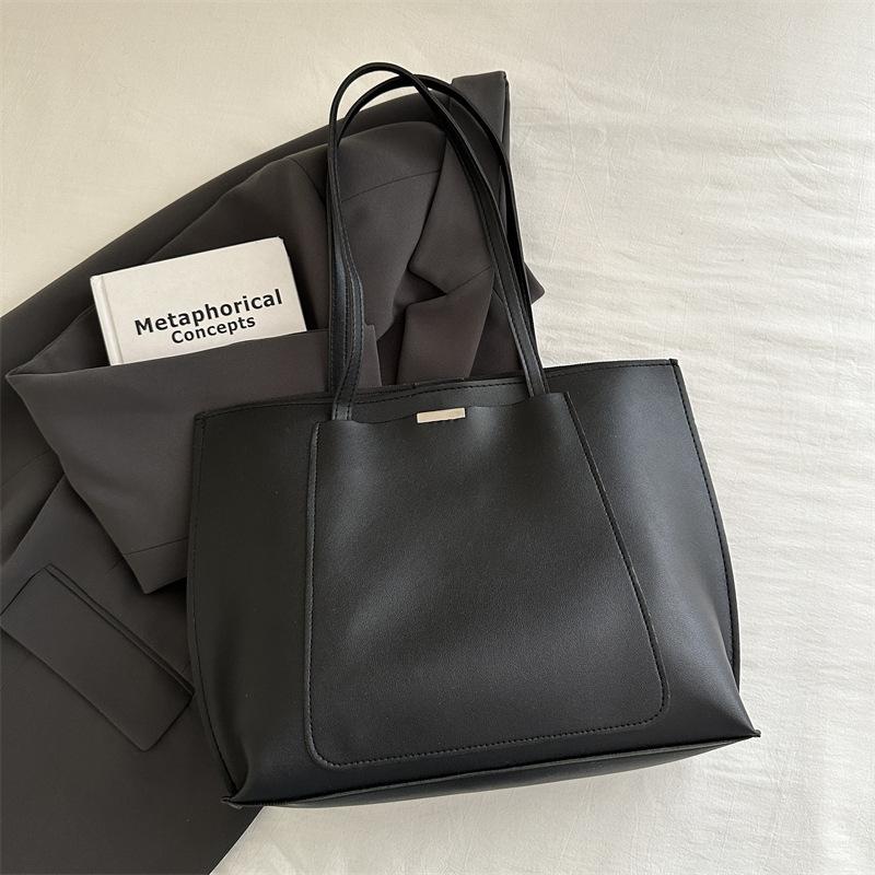 Large-capacity Shoulder Bag, Trendy Tote Bag, Retro Commuter Handbags, Winter Trend Korean Shoulder Bags for Women