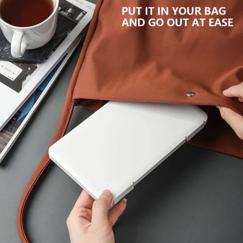 BOKIOESDE Mesh Folder Storage Box, Mask Case, Compact Size, Finely Crafted, Home Supplies, White