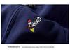 Boys' & Girls' Zip-Up Baseball Jacket, Fleece-Lined Knitted Cardigan for Kids, Spring/Autumn Style