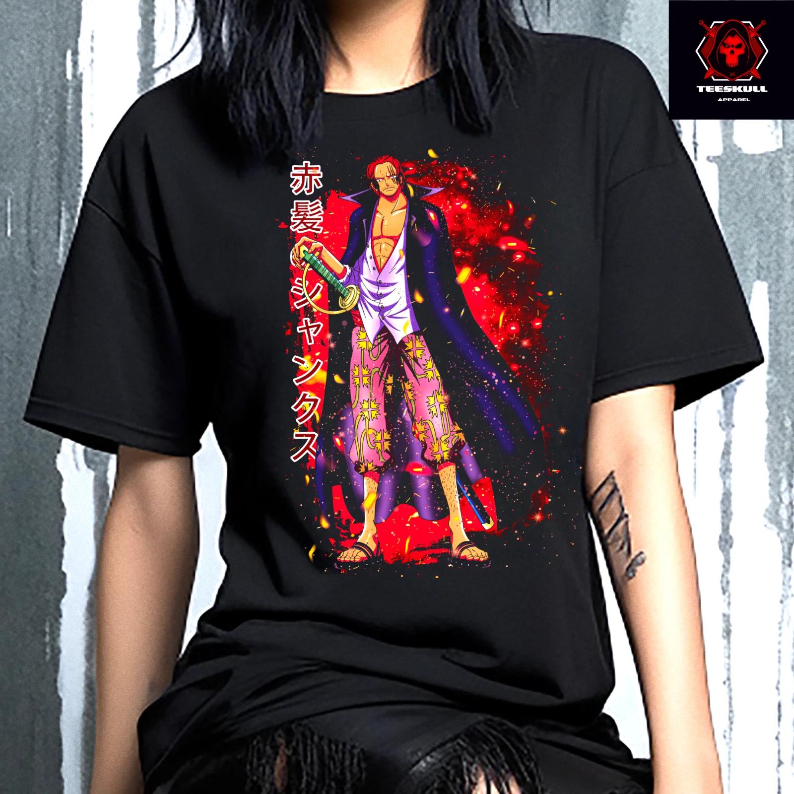 Red Hair Shanks One Piece Anime Character Unisex Premium T-Shirt XL