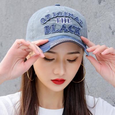 Hat Summer Baseball Cap Ins Tide Brand Burgundy Tide Wash Retro Old Cap Shade Sun Hat