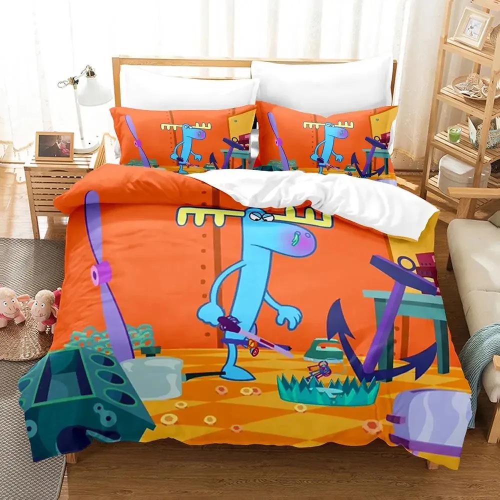 

Happy Tree Friends Anime Duvet Cover Set For Boys Bedroom Single Twin Full Queen King Size Quilt Cover Pillowcase EU single(135x200cm)