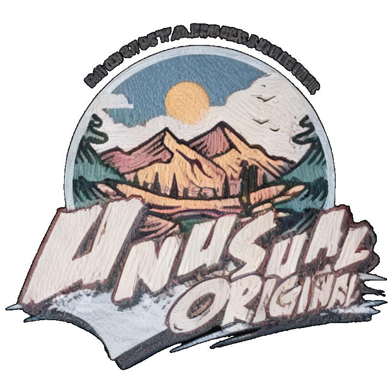 Oversized T-Shirt Black Mountain Landscape Unusual Origins Graphic Print Casual Streetwear Summer Top