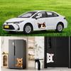 ZQX Realistic Cat Car Cute and Cover Funny Animal Stickers for DIY Decorations for Doors and Set of 3 Decals, Fun, Scratches, Motorcycles, Entrances,