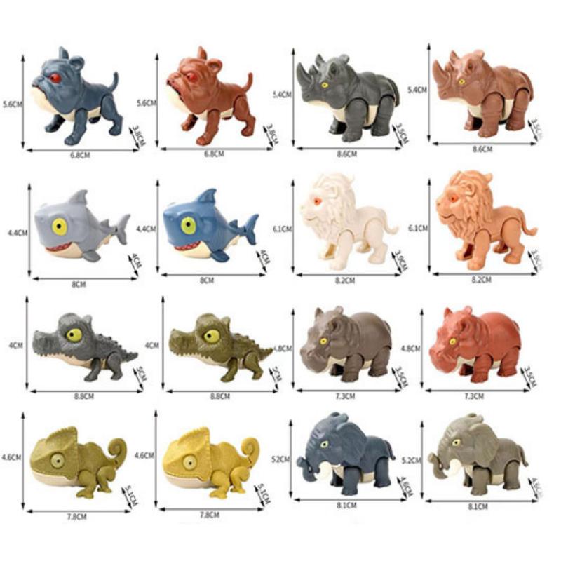 Kinder Jurassic Beißender Finger Dinosaurier Tiere Modell Spielzeug Bewegliche Gelenke Kniffliges Chamäleon Nilpferd Kinder Geburtstag Weihnachtsgeschenke