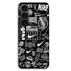 Coque Pour Samsung Galaxy S26 FE Nike Air Logo Graffiti Noir Et Blanc Maniacase