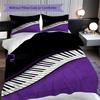 1PC Music, Guitar Theme Bedding Quilt Set Quilt Cover Pillowcase Home Decoration Birthday Gift (1 * Duvet Cover + 2 * Pillowcase, Without Core)