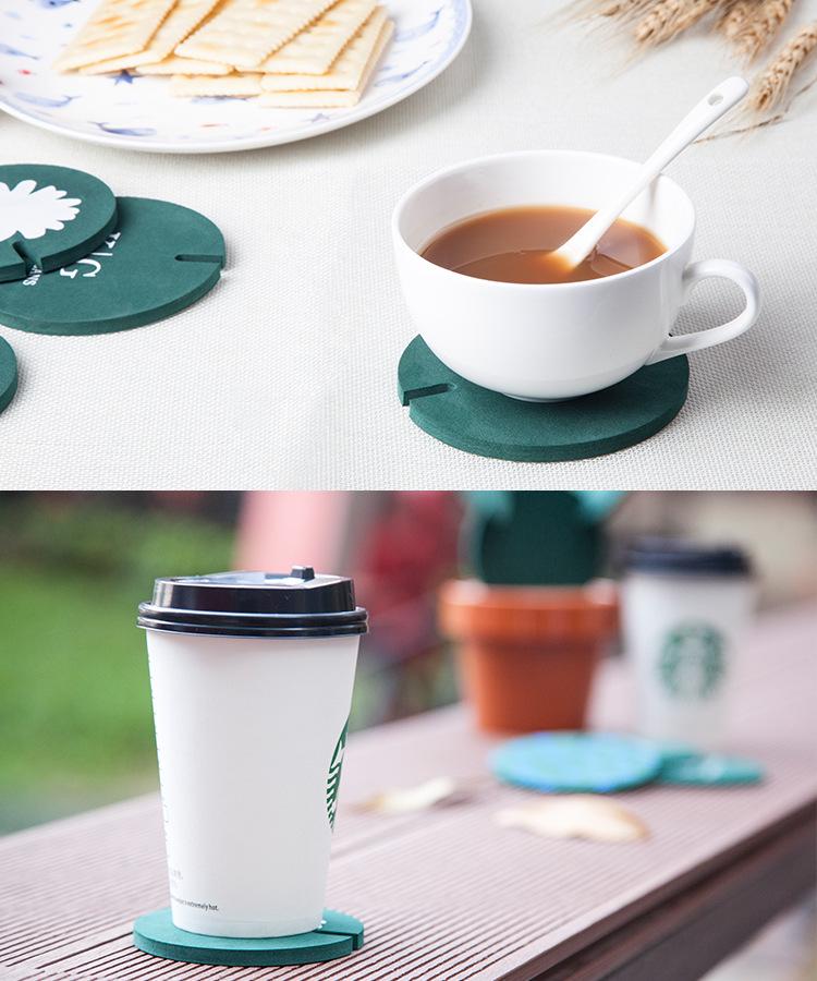 Eco-friendly Non-slip Cactus Coaster: DIY Heat-Resistant Tea Mat & Multi-functional Home Ornament